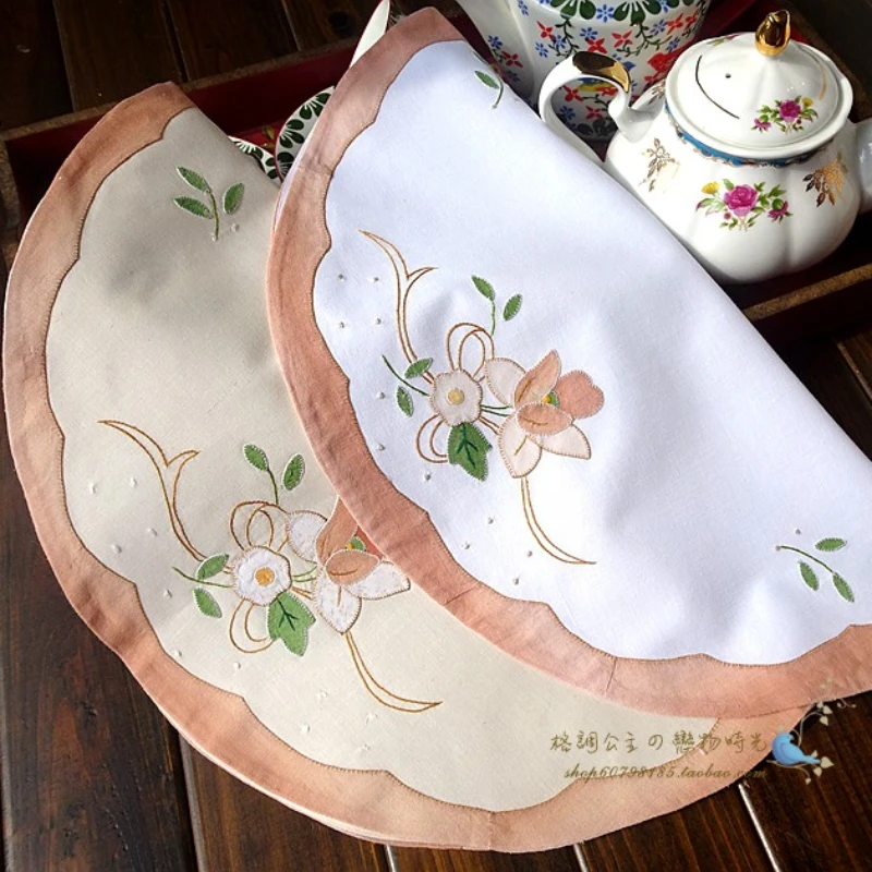 

Cotton Hand-patched American Vintage Fabric Coaster Napkin