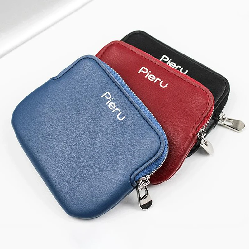 

Portable Coin Purse Women Card Holder Small Zipper Wallet Coin Purse Female ID Business Credit Card Bags 2022
