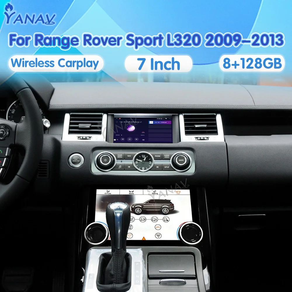 

Автомобильный мультимедийный плеер для Land Rover Range Rover Sport L320 2009-2013, панель переменного тока, ЖК-дисплей, автомобильное радио, GPS-навигация, блок...