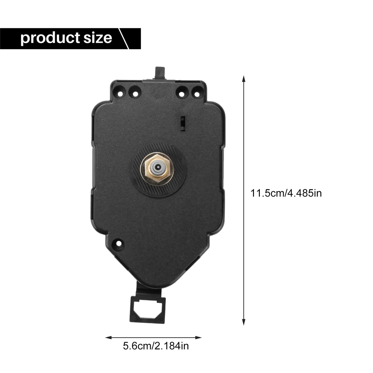 

2Pcs DIY Pendulum Quartz Mechanism Movement Kit Wall Clock Motor Repair Parts Replacement Home Quartz Clock Tools 16.5MM