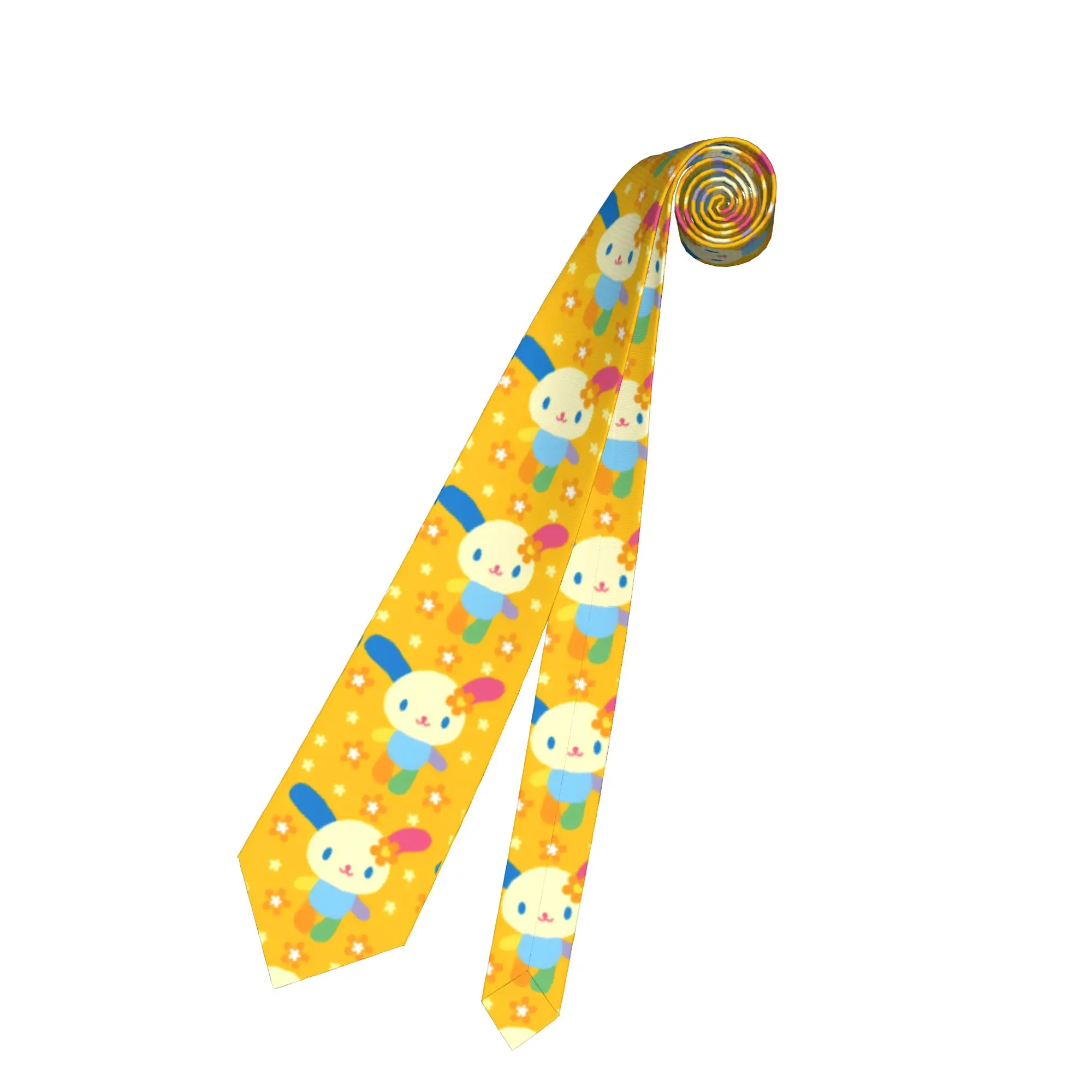 Галстуки Usahanas Rainbow Rabbit, унисекс, из полиэстера, 8 см, узкие, классические, для мужчин, на каждый день, для свадеб и вечеринок (art.: 3920dc8440a94) - 3920dc8440a94