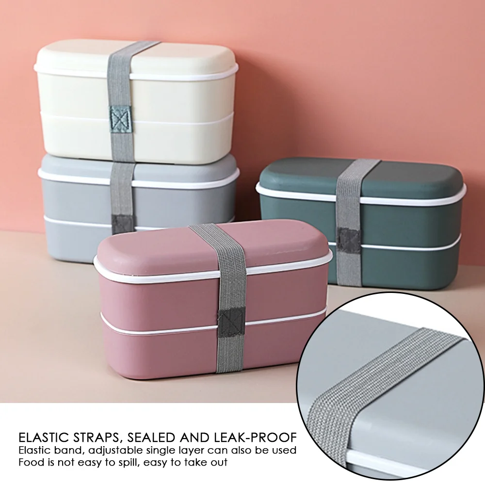 

Double-layer Portable Compartment Lunch Box Food Refrigerator Fresh-keeping Box Double-layer Compartment Children Lunch Box