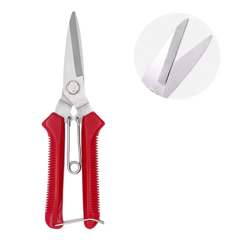 190 мм секаторы с прямой головкой, нескользящая ручка, выход из нержавеющей стали, бытовые садовые ножницы для бонсай, ножницы для курения