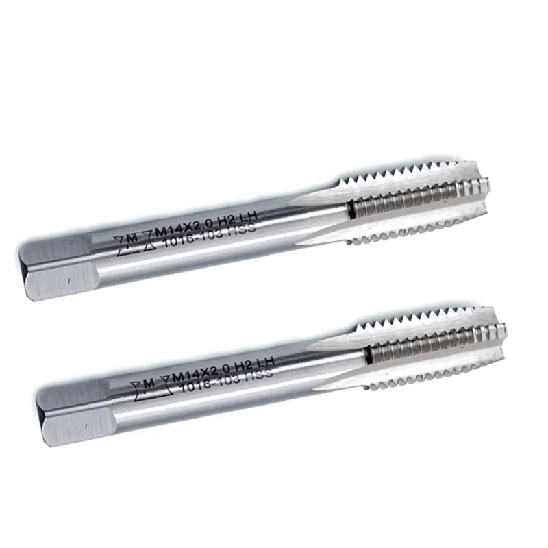 1 шт. метрический/тонкий левый метчик с прямой канавкой из быстрорежущей стали