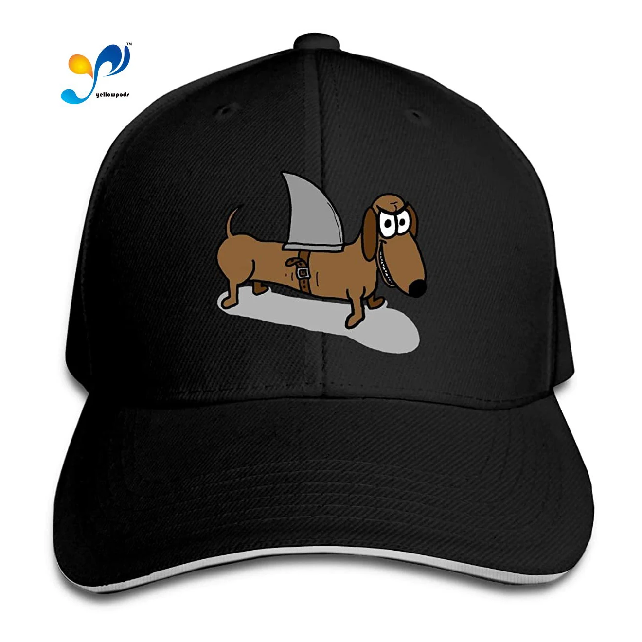 

Moto Gp Baseball Cap Weiner Dog With A Sharks Fin Women's Boy Classic Pointed Cap Cricket Cap