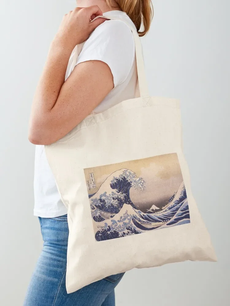 The Great Wave off Kanagawa от Katsushika Hokusai (c 1830-1833) Большая сумка эко-пак. Женская Tote Bag