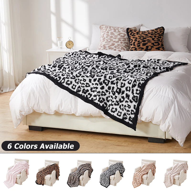 

Leopard Print Fleece Blankets High-grade Fleece Blankets And Sofa Blankets Super Soft And Comfortable Lightweight Blanket