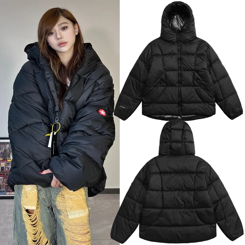 CAVEMPT Jacket American Premium Fashion CE Thickened Winter Warm Windproof Bread Down Coats Men Women High Street Loose Jackets