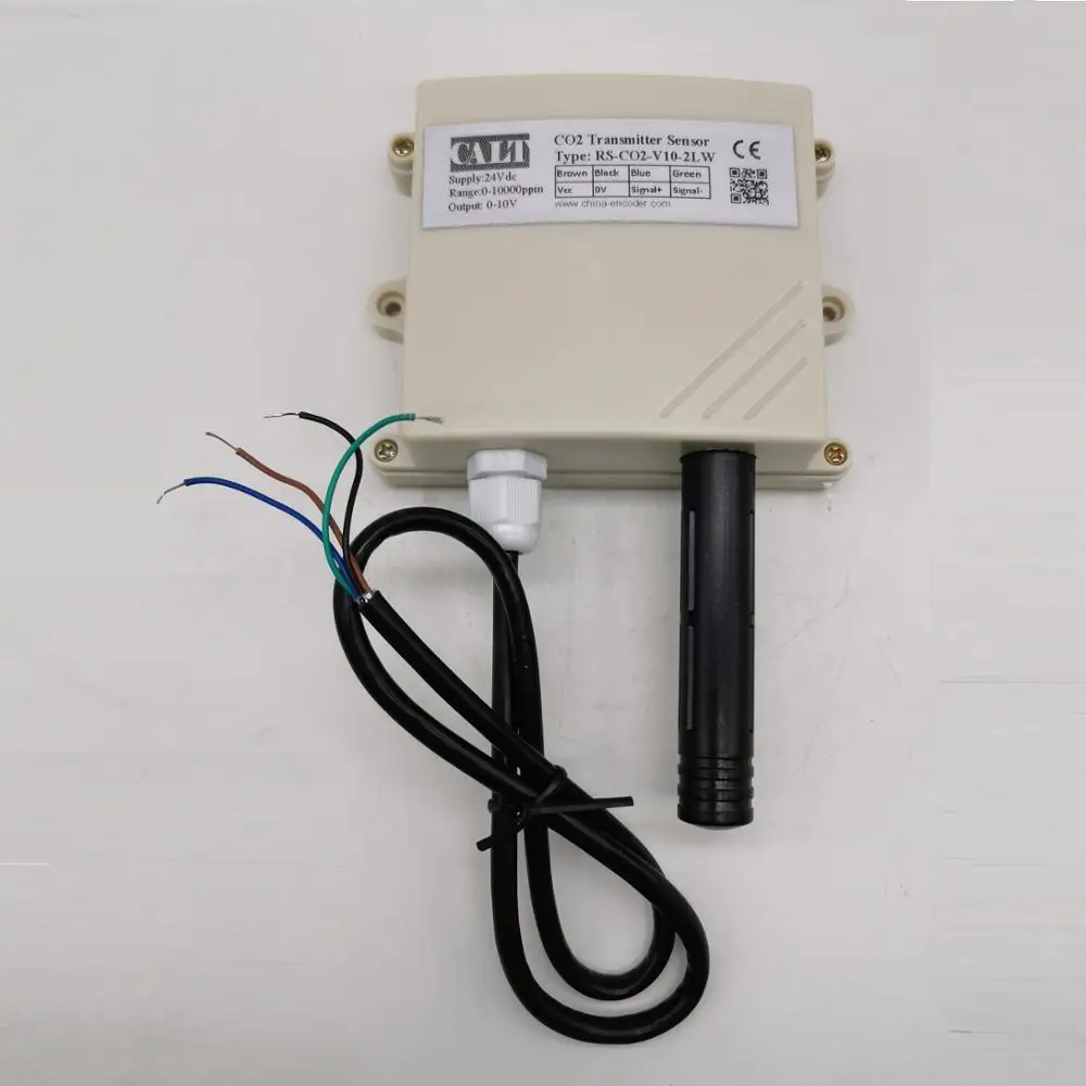 

0~5000ppm capacity CO2 concentration temperature and humidity detective sensor Carbon dioxide transmitter RS485 output