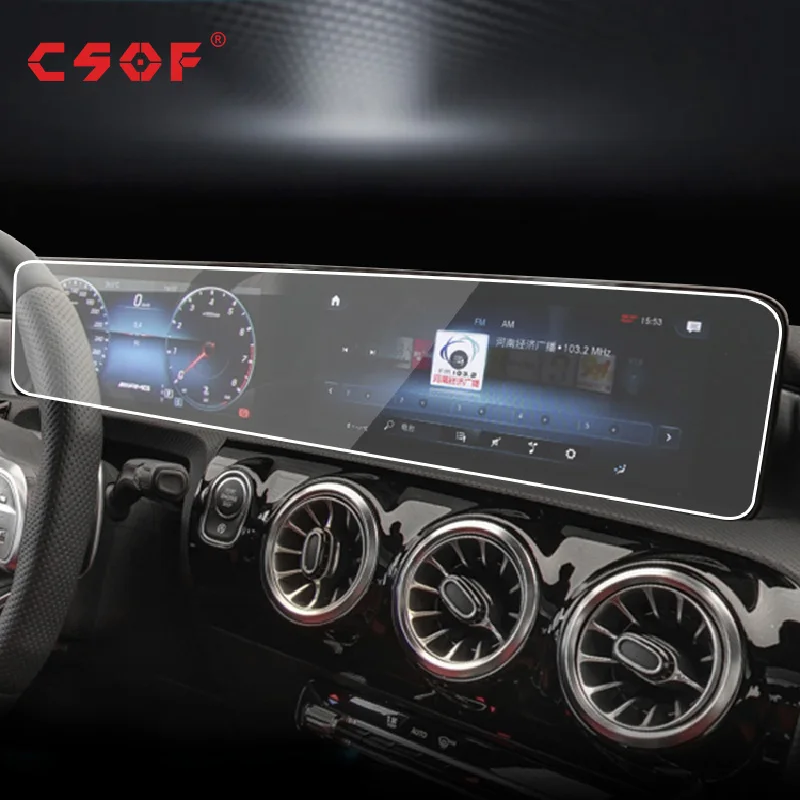

Для Mercedes Benz AMG CLA Автомобильная GPS навигация телефон экран из ТПУ протектор экрана прозрачная пленка против царапин