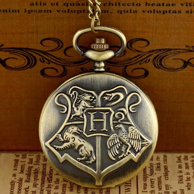 Новинка 2022 винтажные карманные часы Гарри в стиле колледжа со снитчем кварцевые