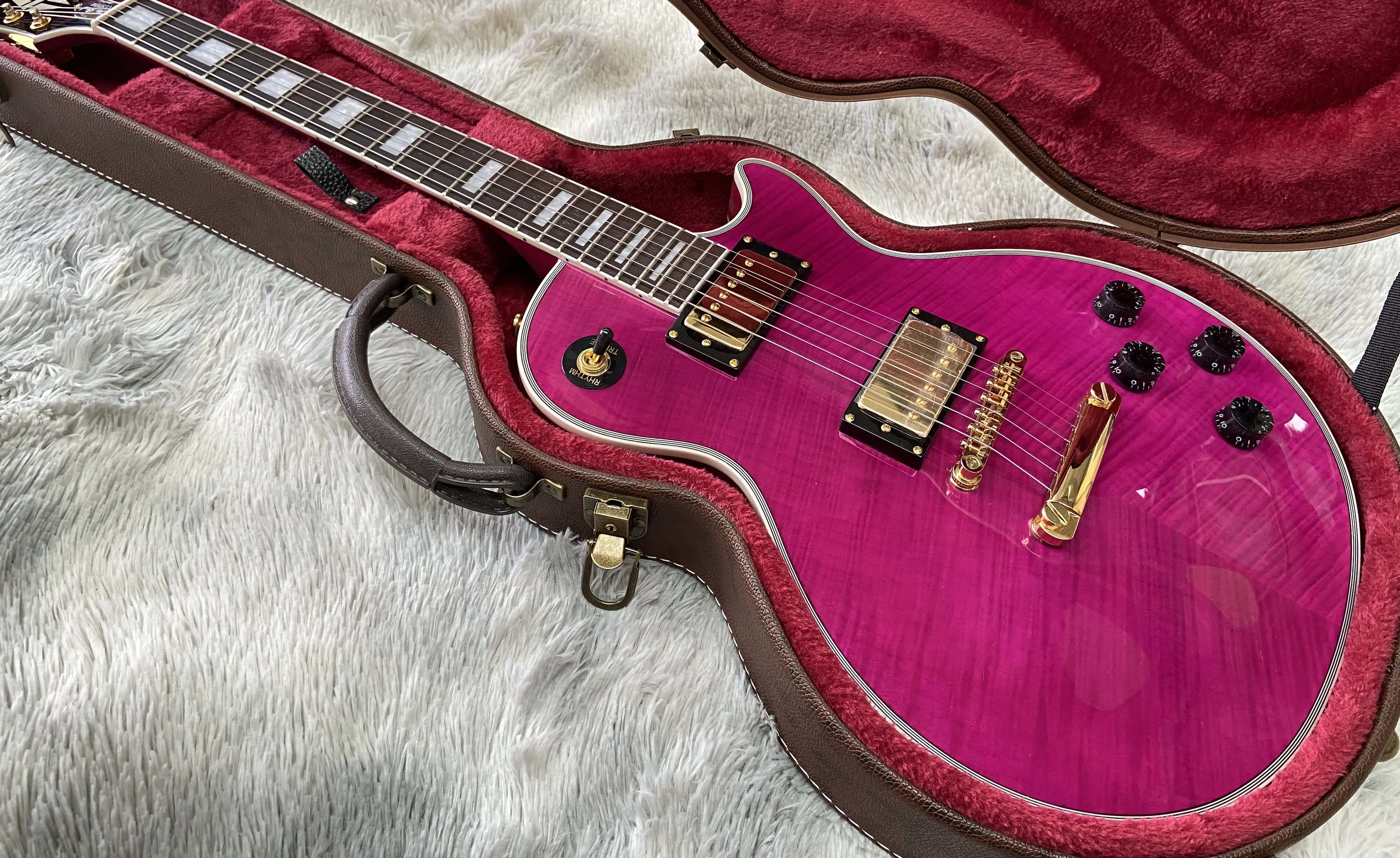 

In Stock Oem 6 String Electric Guitar Finish Gloss Pink Free Delivery