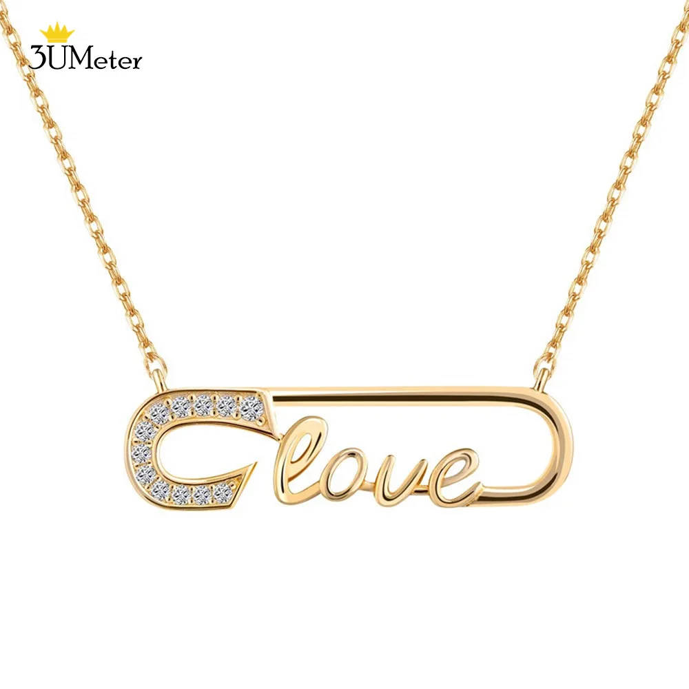 

Custom Initial Name Pendant Necklace Stainless Steel Name Letter Necklace Personalized 26 Letters A-Z Nameplate Pendant Jewelry