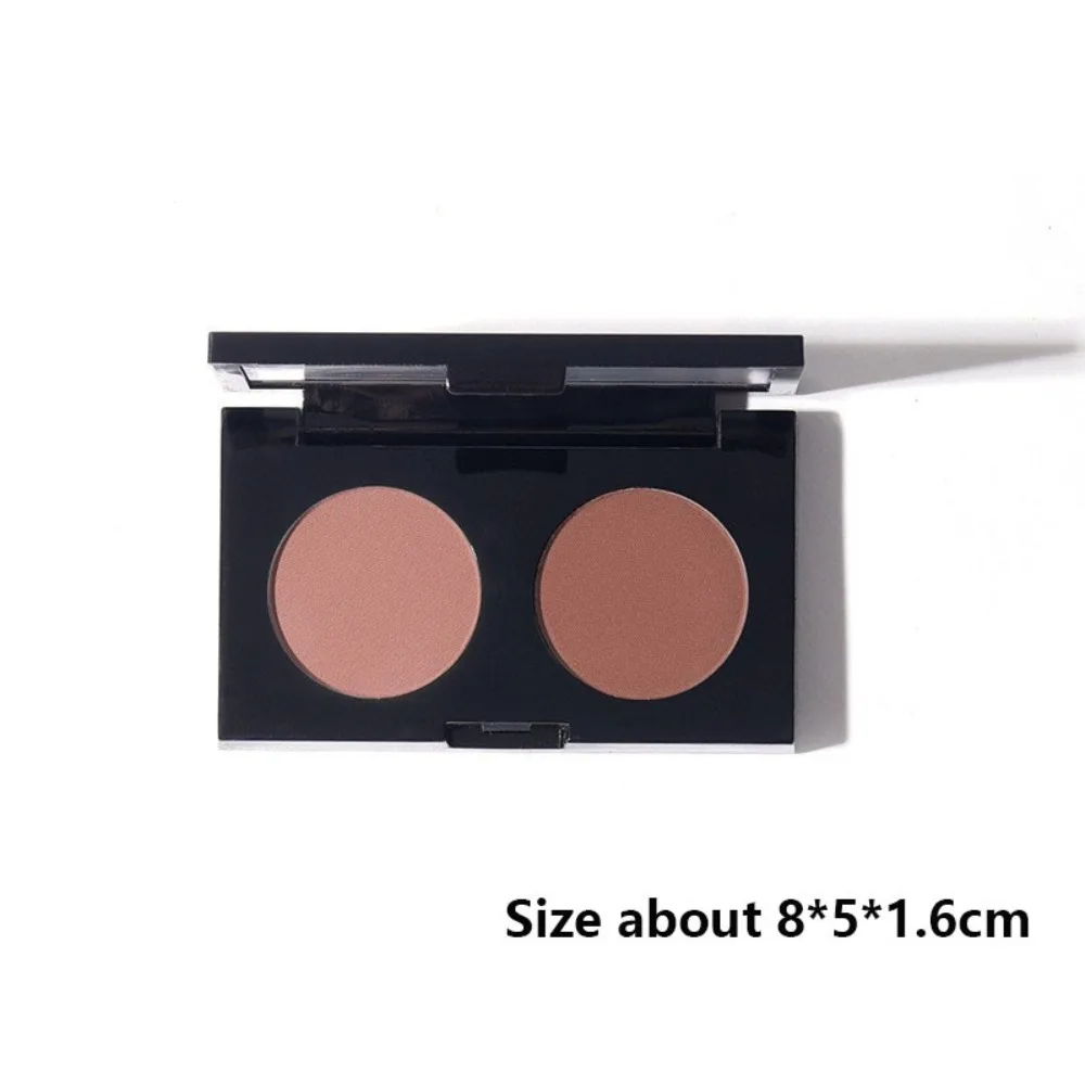 Черное золото мини-2 цвета палитра теней для век матовый праймер глаз пигмент