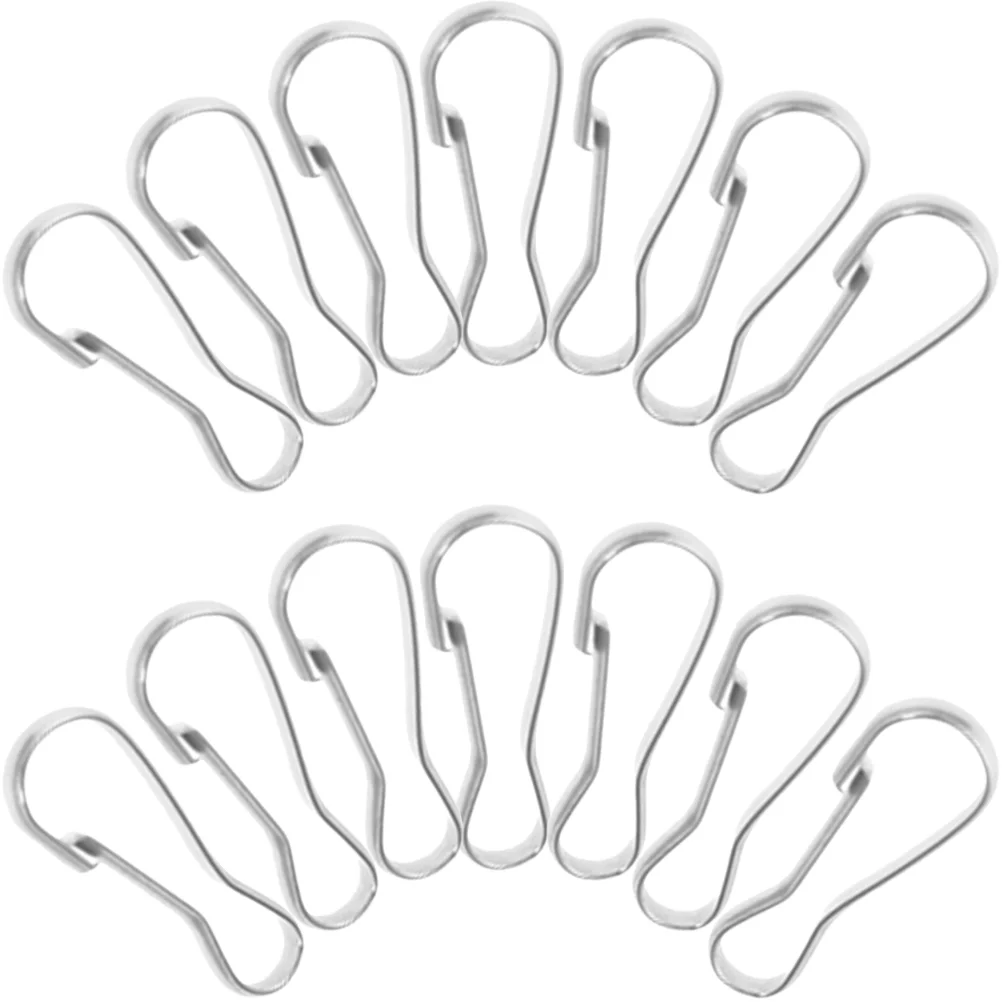 100 шт. пружинные пряжки из нержавеющей стали карабины ремешки цепочка для ключей