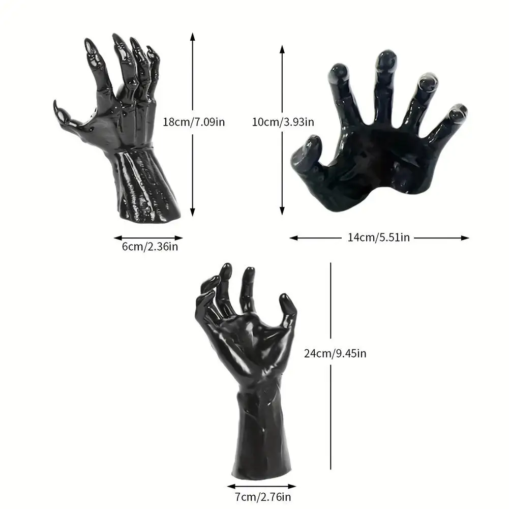 Настенный держатель для свечей на Хэллоуин жуткая захватывающая страшные руки
