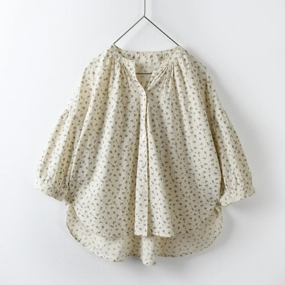 Блузка женская льняная оверсайз с длинным рукавом летучая мышь