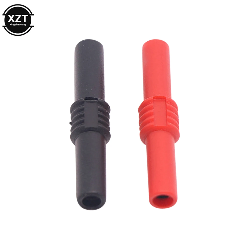 

10 шт. изолированный красный и черный 4 мм разъем типа «банан»