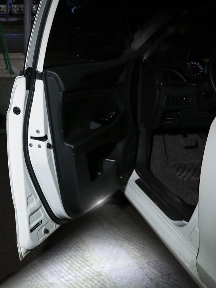 

Автомобильная лампа для двери, светодиодный индукционный светильник для открывания двери автомобиля, USB-зарядка, приветственная ламсветил...