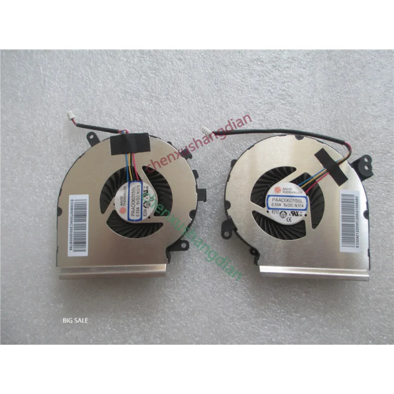 Для MSI GE62MVR GE72MVR MS-16JC MS-179C Вентилятор процессора видеокарты N376 N374