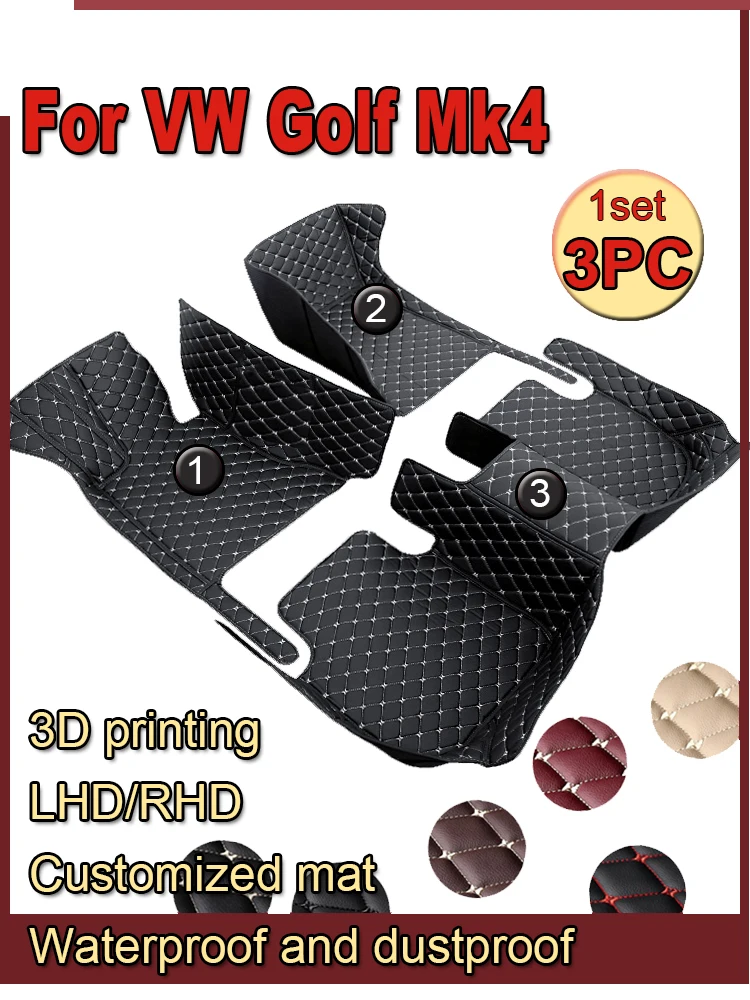 

Car Trunk Floor Mat For VW Volkswagen Golf Mk4 1J TDI 1998~2006 Anti-dirt Pad Car Floor Mats Dedicated Interior Car Accessories