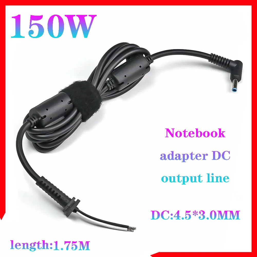 DC 4.5 x 3.0mm  Power Supply Plug Connector With Cord / Cable For Hp HP ADP-150XB G4 ZBook 15 Studio G3 HSTNN-C87C 3pro TPN-Q193