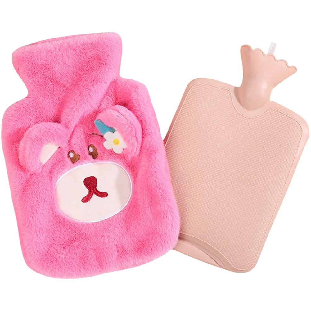 

Water Hot Handwarmer Winter Refillable Bottle Reusable Plush Pouch Lovely Pouches Warmerslarge Girl Coverage Coverdetachable