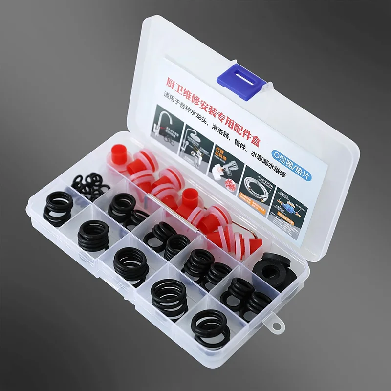 

100 шт. резиновая шайба для крана, смеситель для кухни, ванной комнаты, уплотнительное кольцо для воды, герметичный комплект прокладок для сантехнической вилки, уплотнительные соединения