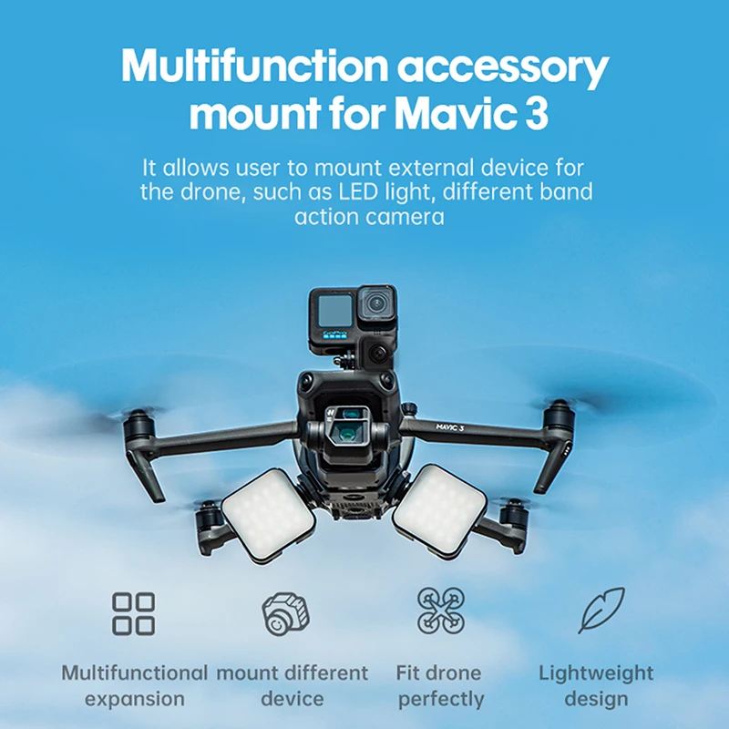 

DJI Mavic 3 Расширенный верхний кронштейн адаптер держатель для DJI Mavic3 аксессуары