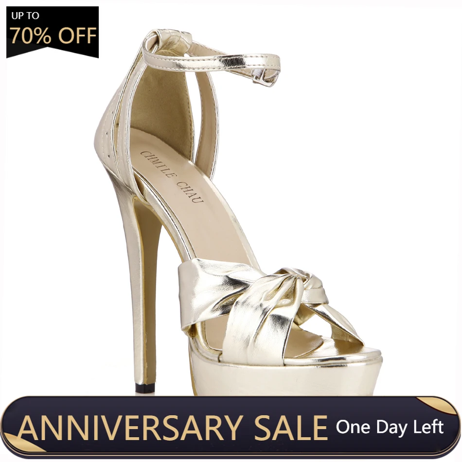 Пикантные вечерние туфли с открытым носком Ремешок на щиколотке платформе