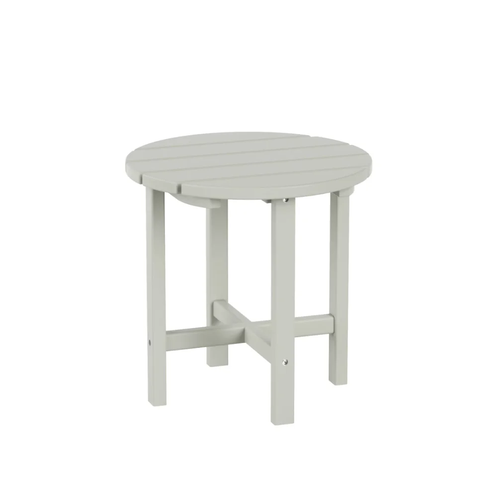 Round Plastic Patio Side Table 2