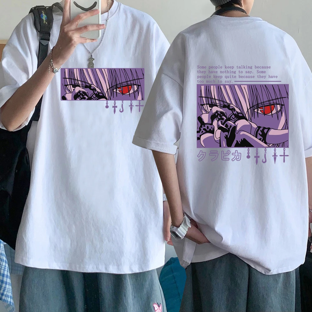 

Модные рубашки Kurapika Hunter X Hunter в стиле Харадзюку, стиль хип-хоп, унисекс