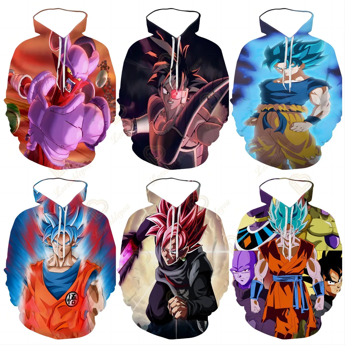 

Hoodies for Men Dragon Ball Z Hoodie Kids Streetwear Boys Sweatshirt Male Hoody Men's Clothing Travel Essentials Hip Hop Goku