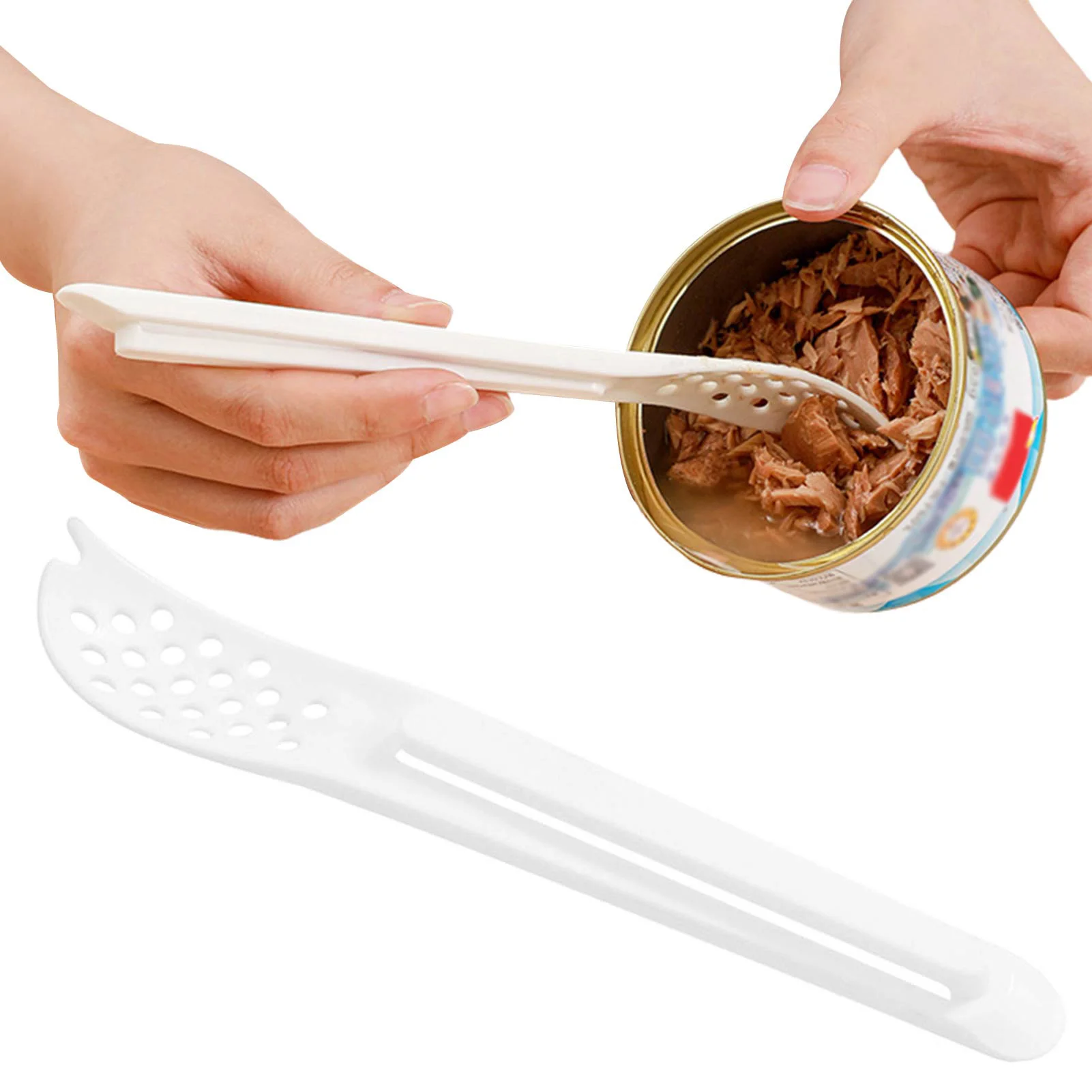 

Маленькая лопатка для консервных банок, мини-Лопатка, открывалка для консервных банок для домашних животных, лопатка с шлицем, ложка, лопатк...