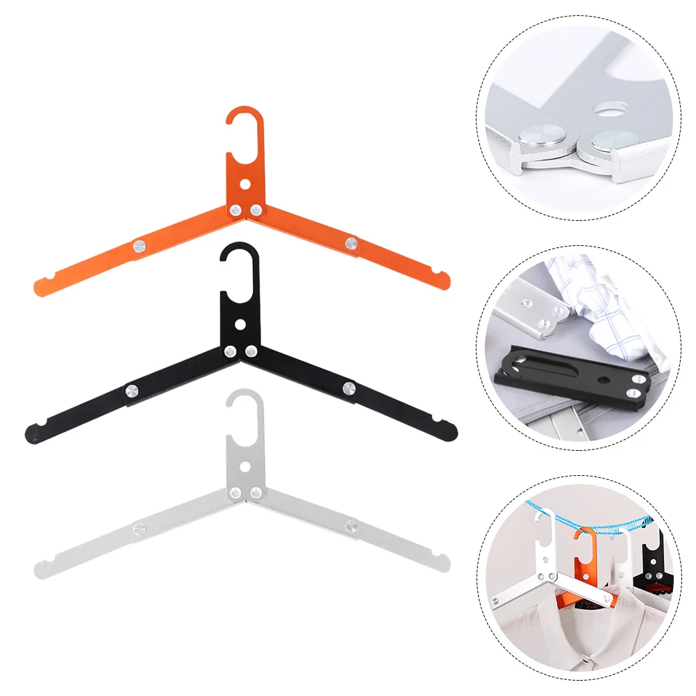 

Hangers Folding Pants Clothes Hanging Short Neck Metal Travel Coat Trousers Portable Closet Organizer Skirt