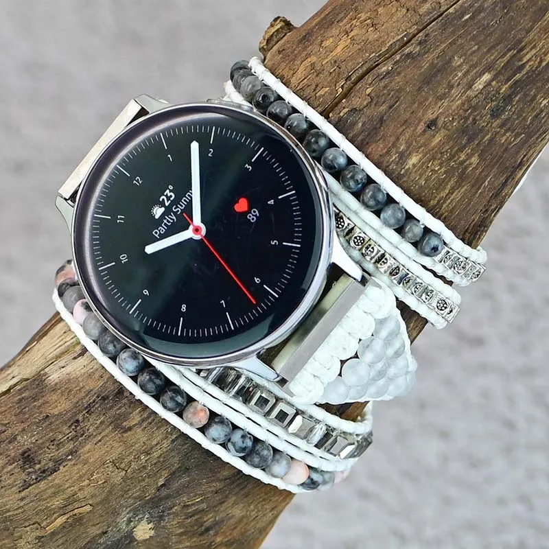 20mm 22mm watch strap For Samsung Galaxy watch 3 4 hand made bohemia Bracelet For Huawei Amazfit Bip GTS GT/2/2Pro/2e/GTR 2 Band