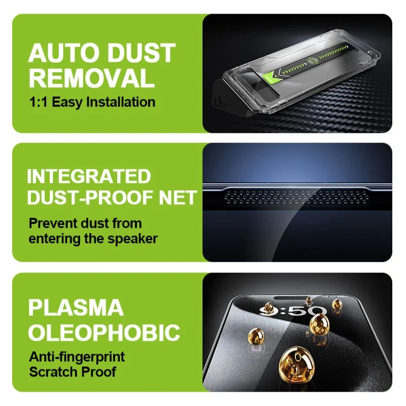 Защитная пленка из закаленного стекла для IPhone 16 16pro Max 15promax 14 13