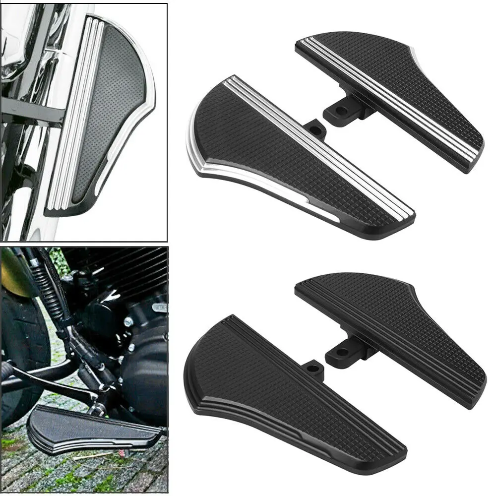 

Motorcycle Passenger Defiance Floorboards Footboard Black CNC Male Mount Foot Pegs For harley Touring FLHX PEG Dyna Sportster XL