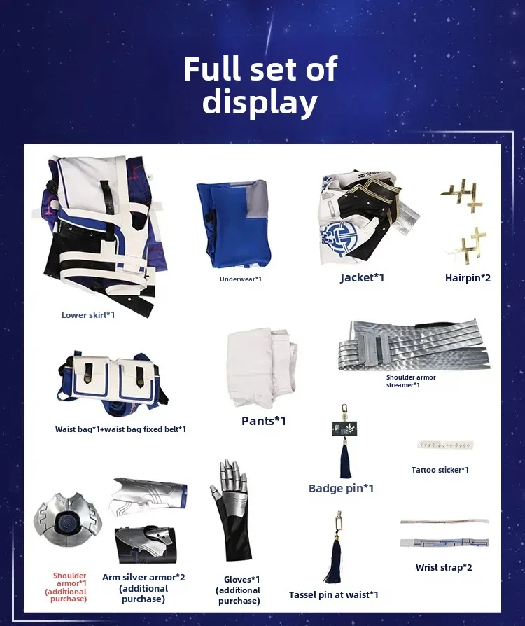 Xiangli Yao Косплей Костюм Парик Wuthering Waves Униформа Arm Guard Huaxu Academy Jinzhou Huanglong Хэллоуин