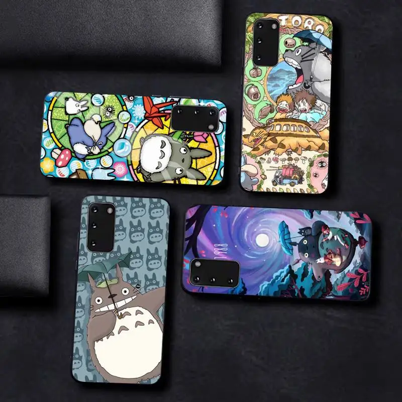 

Japan Anime Totoro Phone Case for Samsung S10 21 20 9 8 plus lite S20 UlTRA 7edge