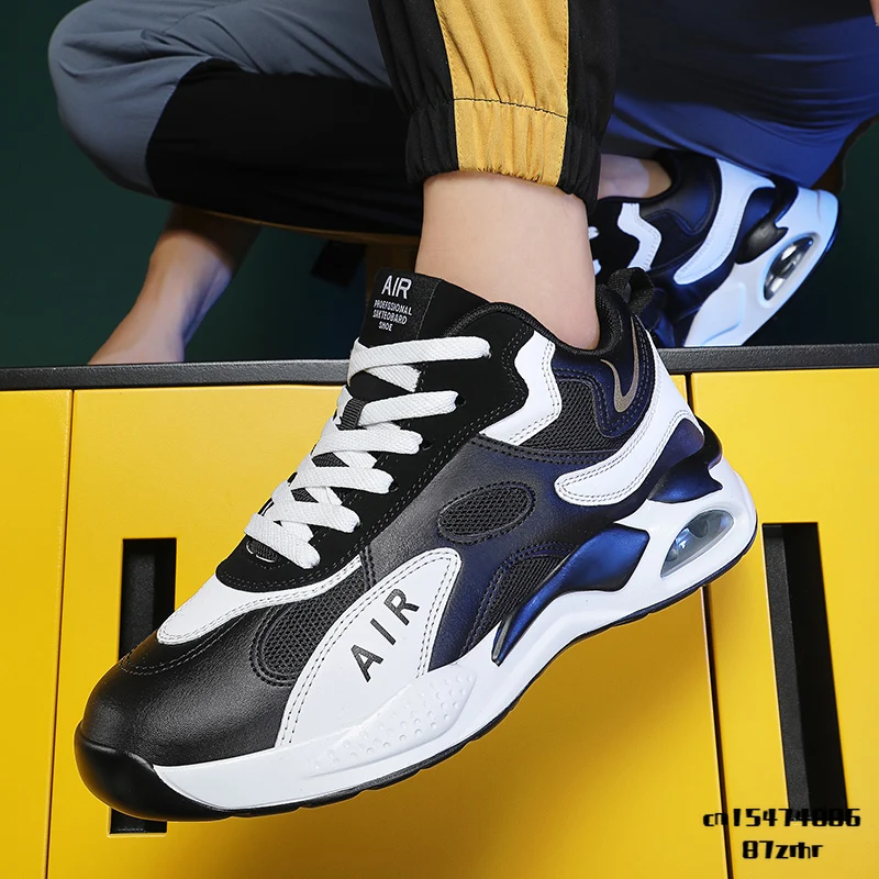 2021 Autumn Winter Men Outdoor Casual Sport Basketball Shoes for Male High Top Breathable Air Cushion Running Original Sneaker