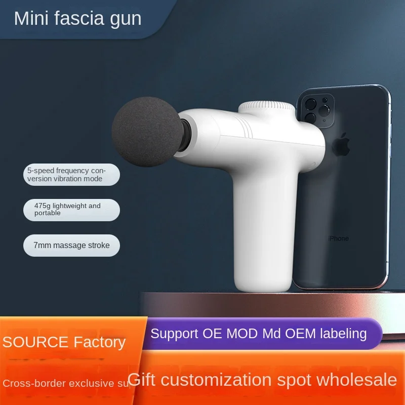 

New OEM Refined Fascia Gun Mini Muscle Vibration Relaxation Massager Male and Female Students Household Gift Mini