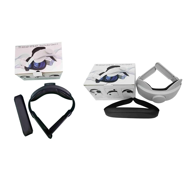 

For Oculus Quest 2 Adjustable Replacement Elite Headwear Comfortable No Face Pressure VR Smart Replacement Parts Black