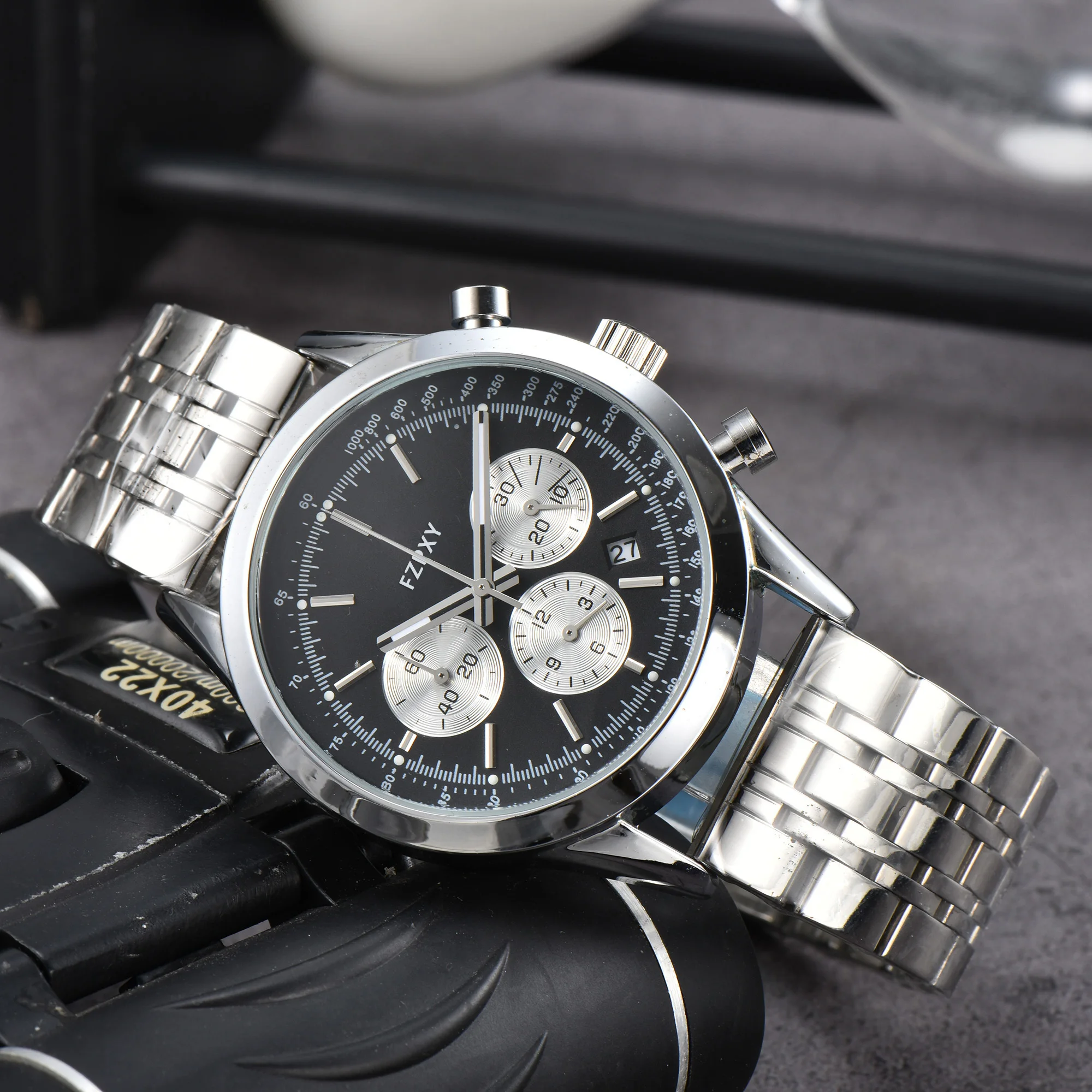 

Часы BE132 мужские/женские многофункциональные, брендовые классические стальные, авиационные, с хронографом, ААА