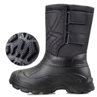 winter mens waterproof outdoor snow boots mens fishing safety rain boots plus mens velvet winter boots platform shoes