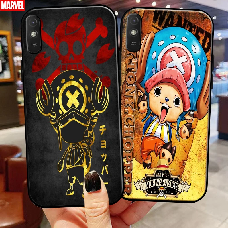 

Anime One Piece Tony Tony Chopper For Xiaomi Redmi 9A 9AT 6.53 Inch Phone Case Back Soft Silicone Cover Carcasa Black