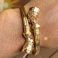 egyptian jewelry egyptian queen nefertiti bracelets for women gold cuff bracelet stainless steel vintage adjustable bangle gifts