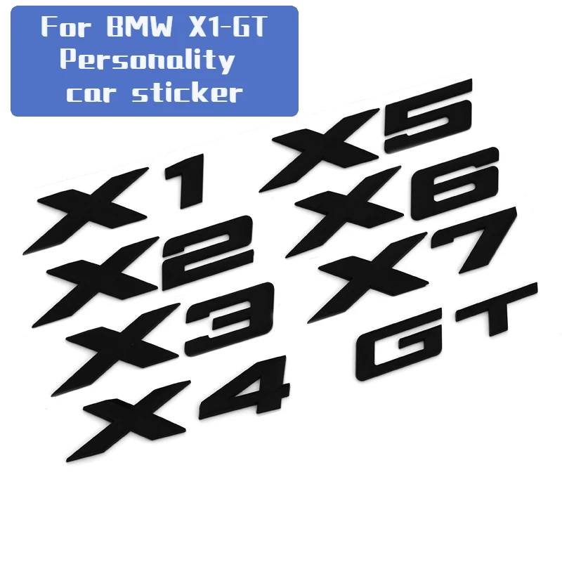 

For BMW X1-GT series logo creative and beautiful car supplies new ABS logo various styles fans 3D decorative stickers brand