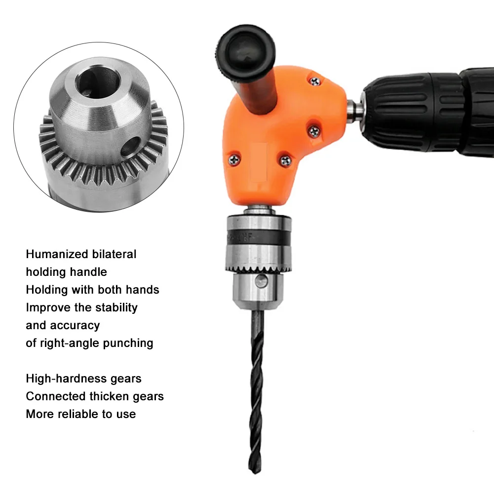 Насадка для дрели под прямым углом 90 градусов Портативный компактный инструмент