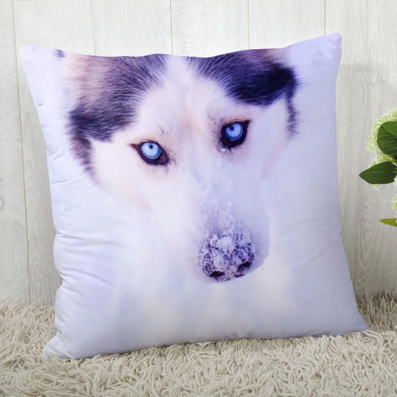 

Pillow Cover Husky Customize Pillow Case Modern Home Decorative Pillowcase For Living Room 45X45cm,40X40cm A2020.4.29